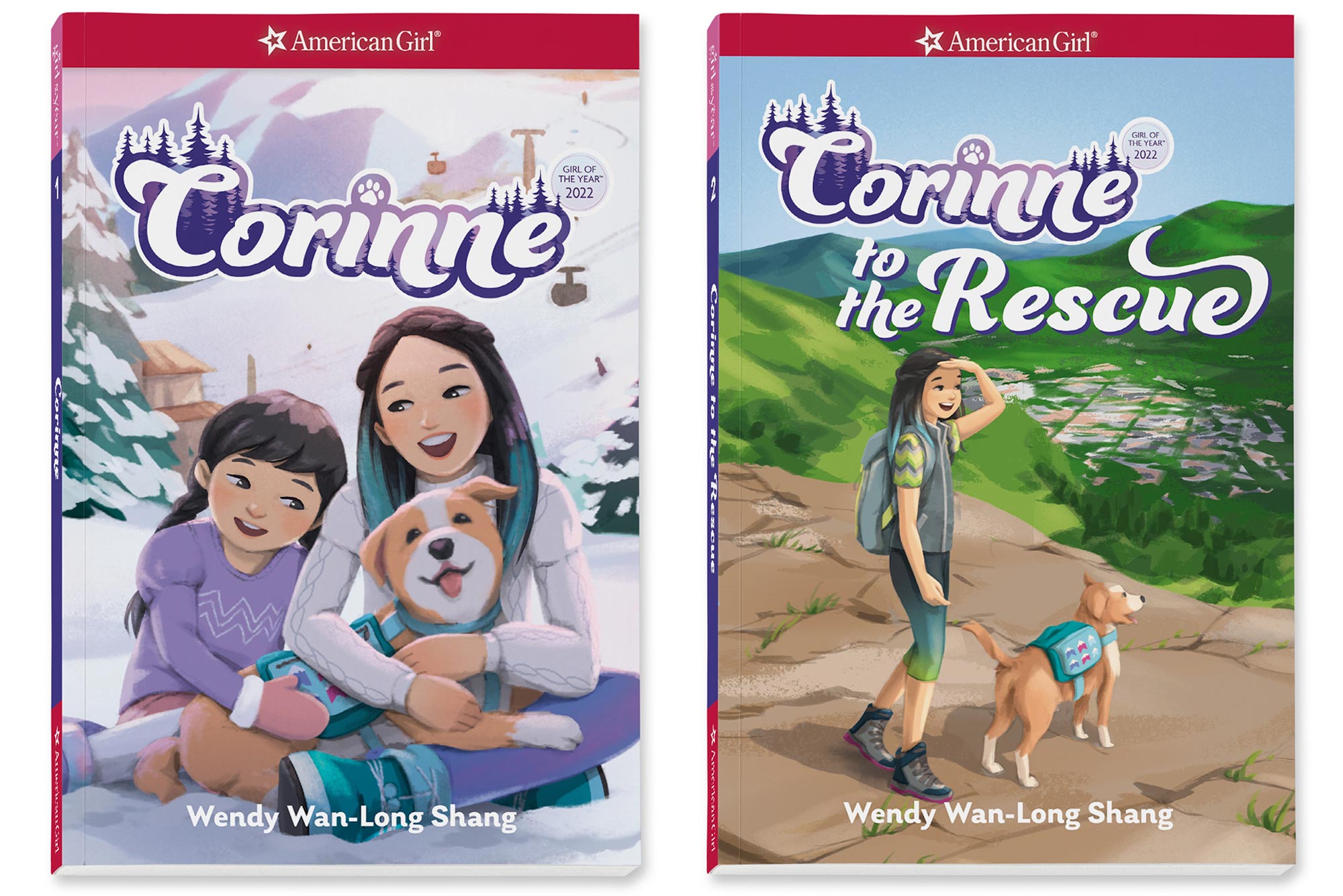 American Girl book covers Corrine and Corinne to the Rescue