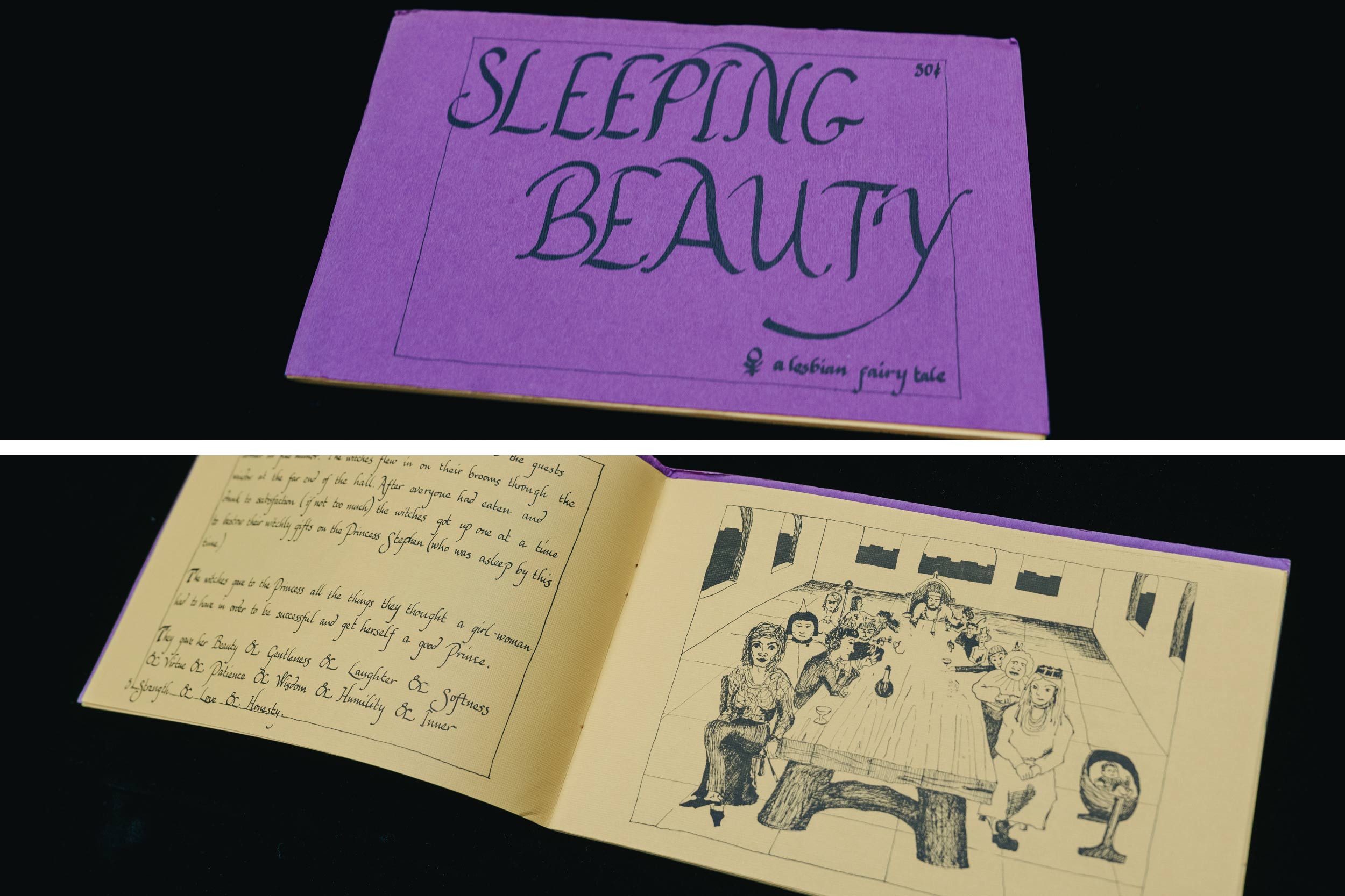 A handmade version of the story of Sleeping Beauty
