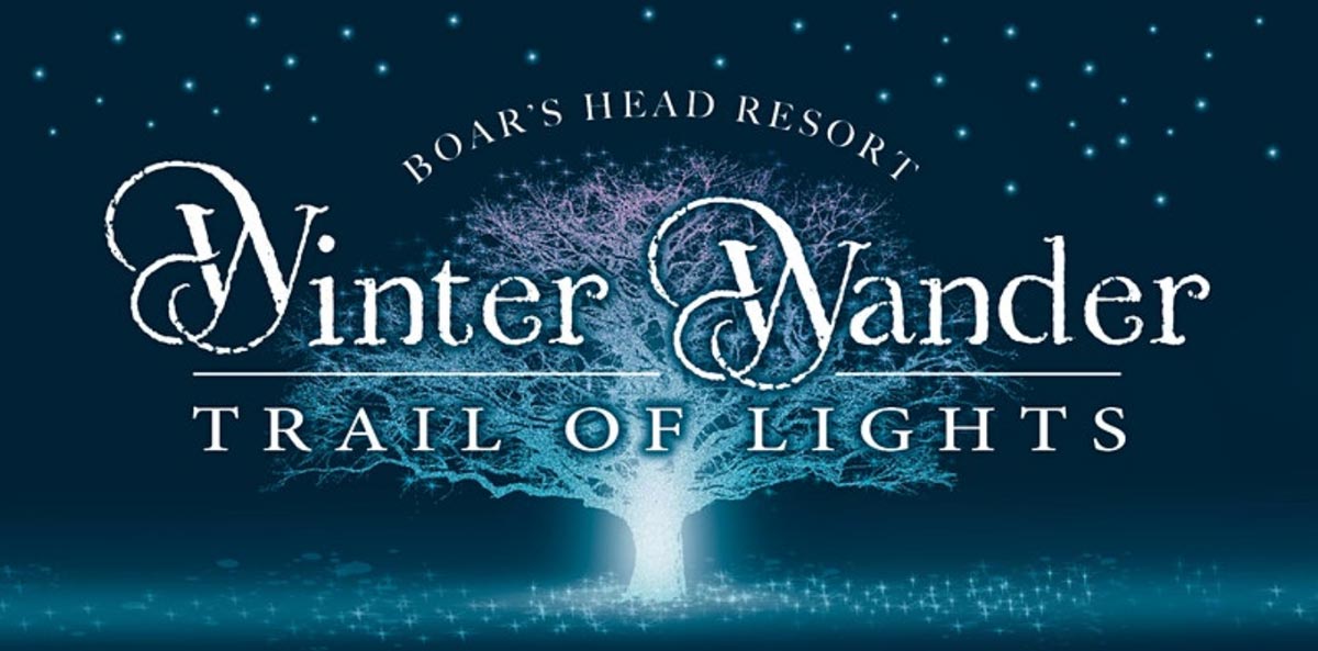 Boar's Head Resort. Winter Wander Trail of Lights.