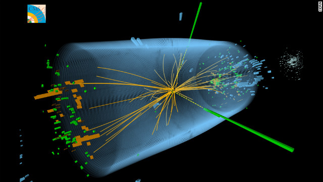 Large Hadron Collider smashing high energy protons