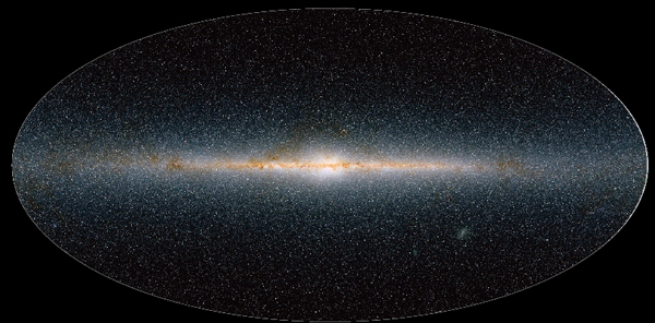 An infrared map of The Milky Way