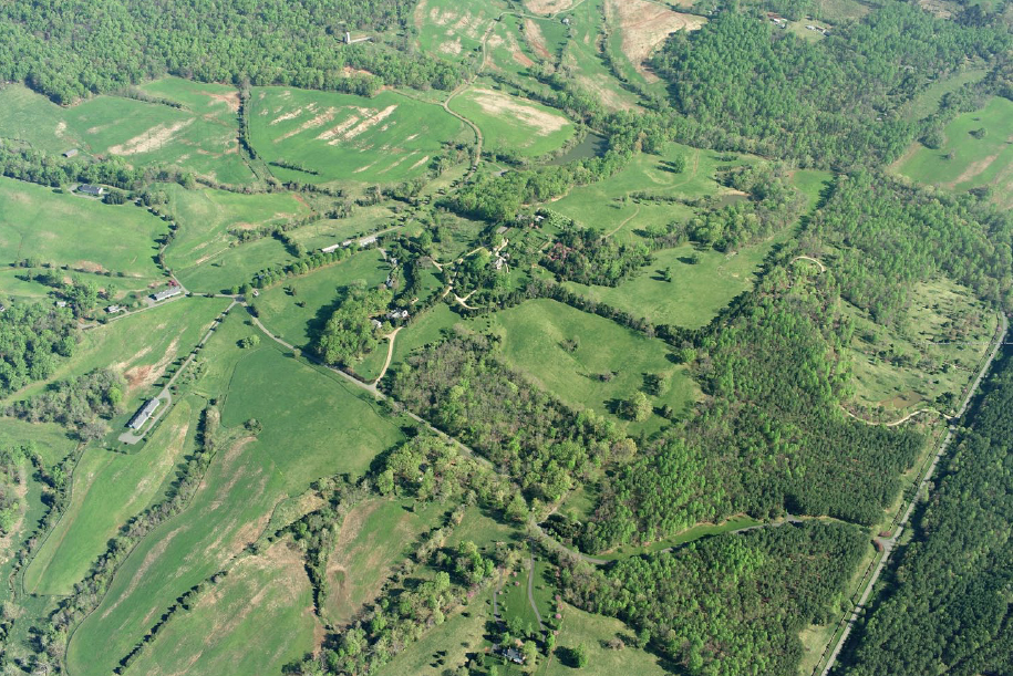 Aerial view of the Morven Estate