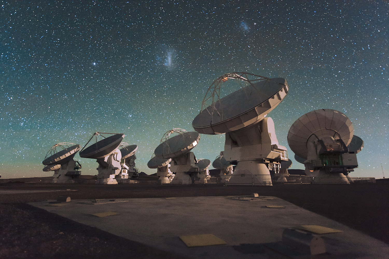radio telescopes in Chile