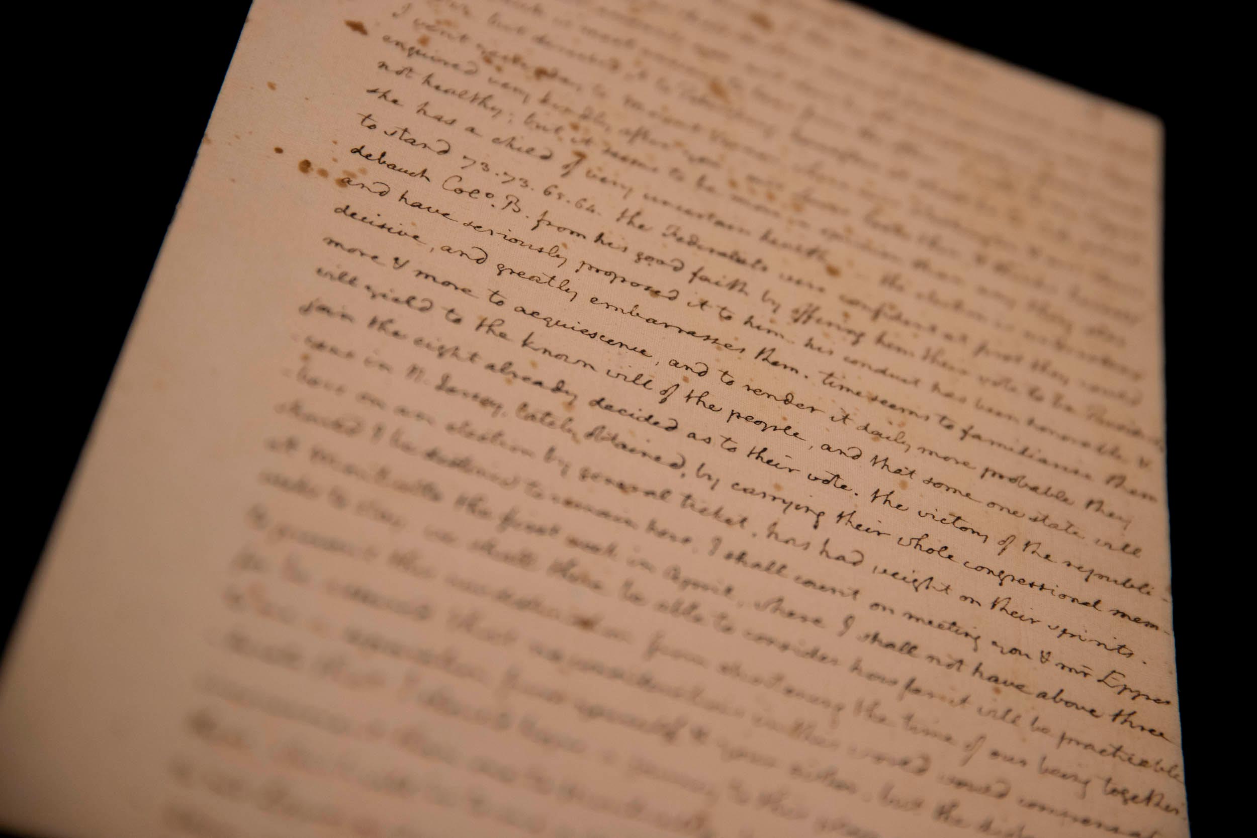 letter written by Thomas Jefferson