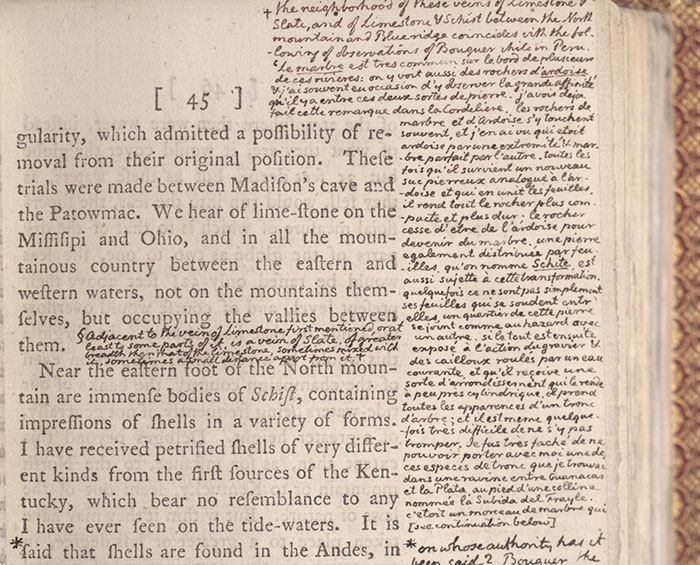page of a book with handwritten notes