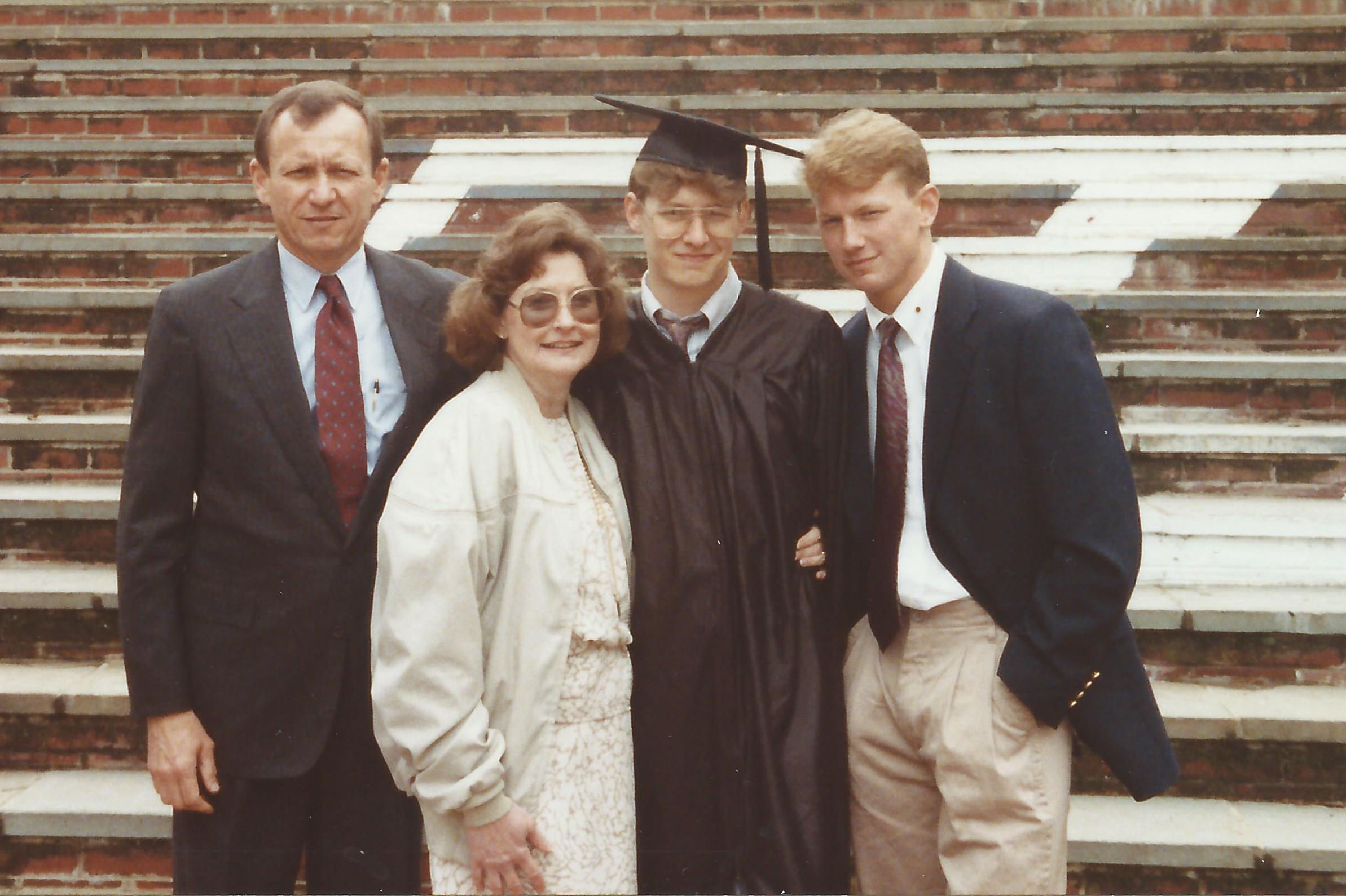 In 1991, Seth Folsom completed his first year and his brother Ben graduated. (Image courtesy Seth Folsom.)