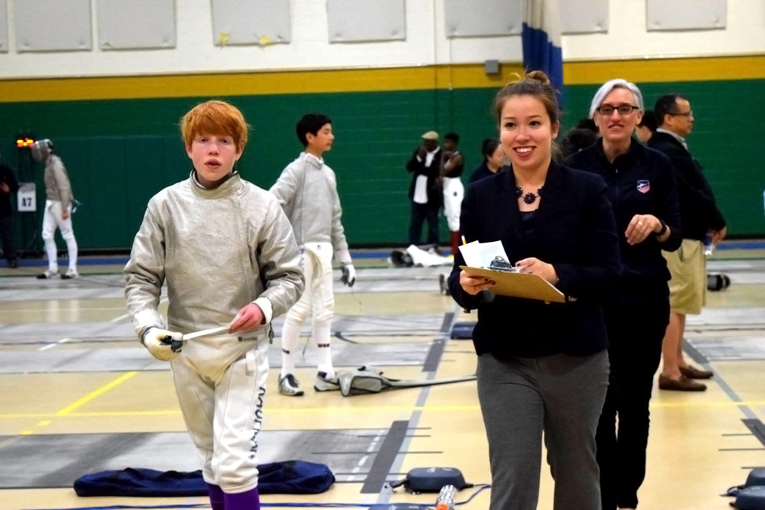 A middle-school crush led Kyono to the sport of fencing. She’s now seeking to become an international-level referee. 