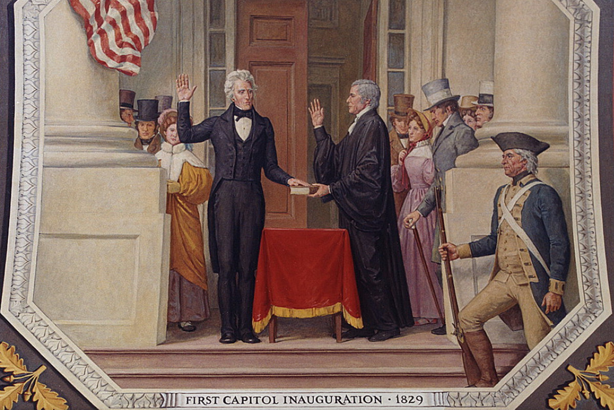 Andrew Jackson’s roughhewn supporters made his inauguration one of the most raucous in American history. (Image courtesy Library of Congress) 
