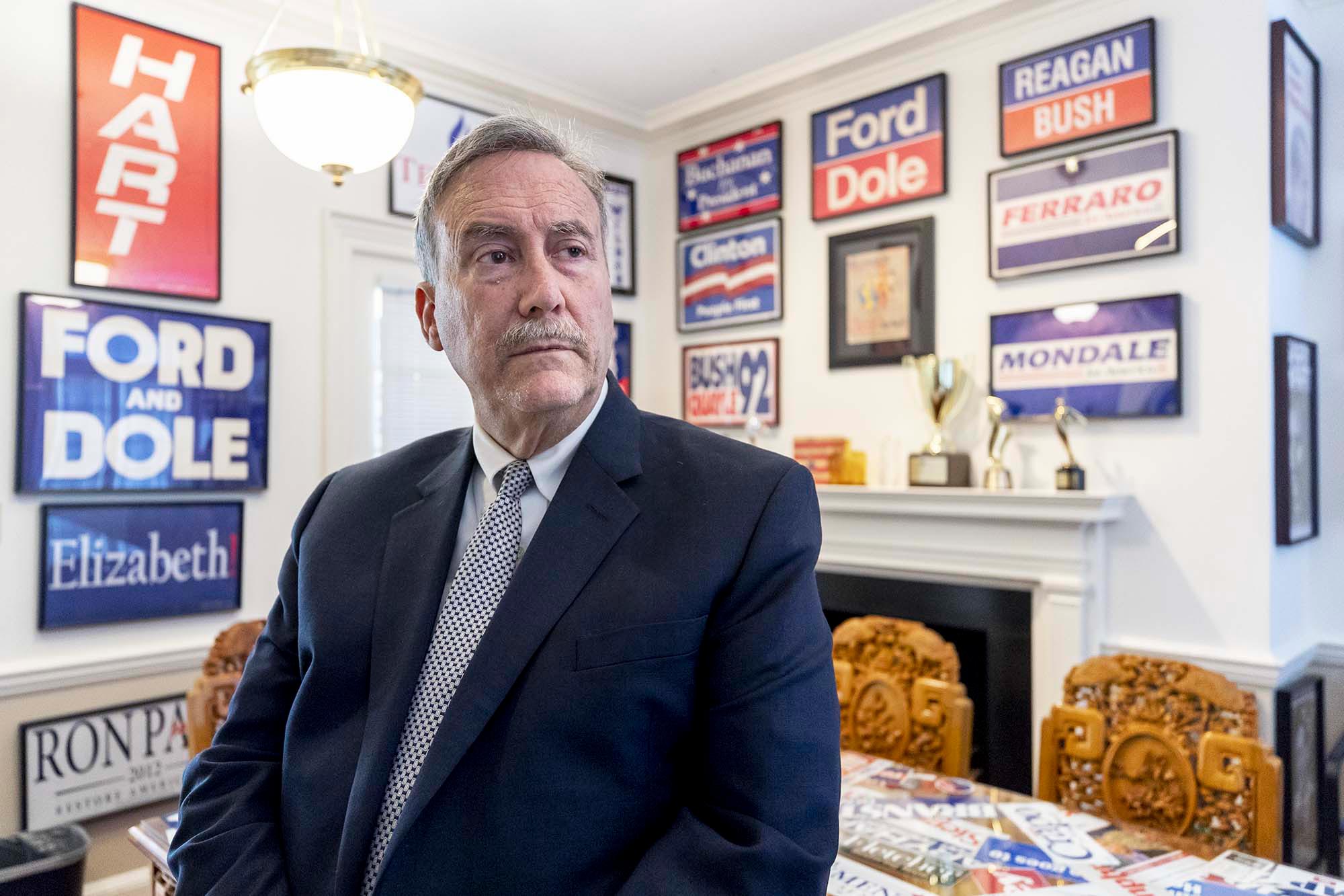 Larry Sabato leaning on table 