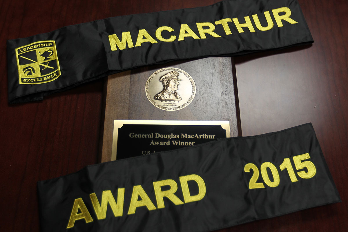 Only eight Army ROTC units across the country earn the MacArthur Award.