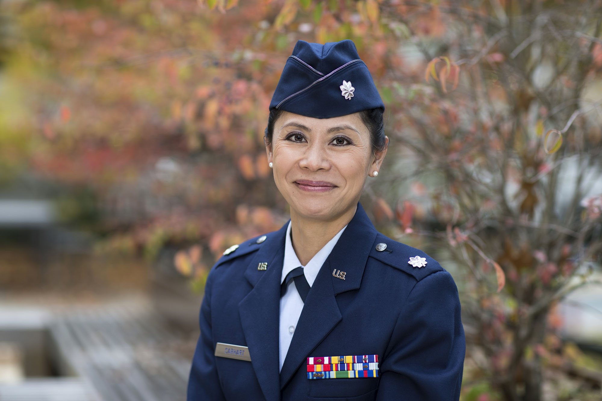 Air Force Lt. Col. Mia Carhart