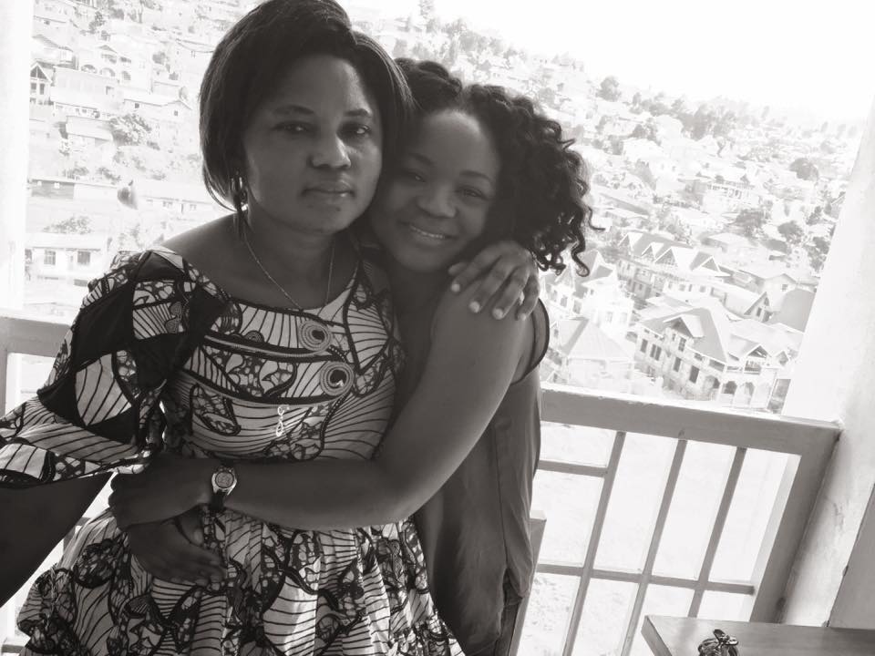 Rebecca Abdul and her mother, Masida “Mimi” Mwanamimi, in 2017 during a visit to Bukavu, Democratic Republic of Congo.