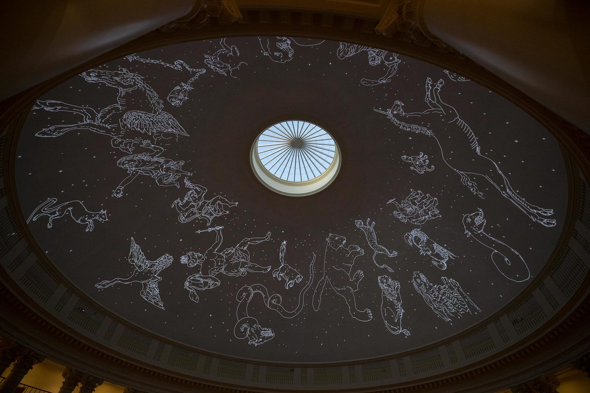 Constellations on the dome of the Rotunda