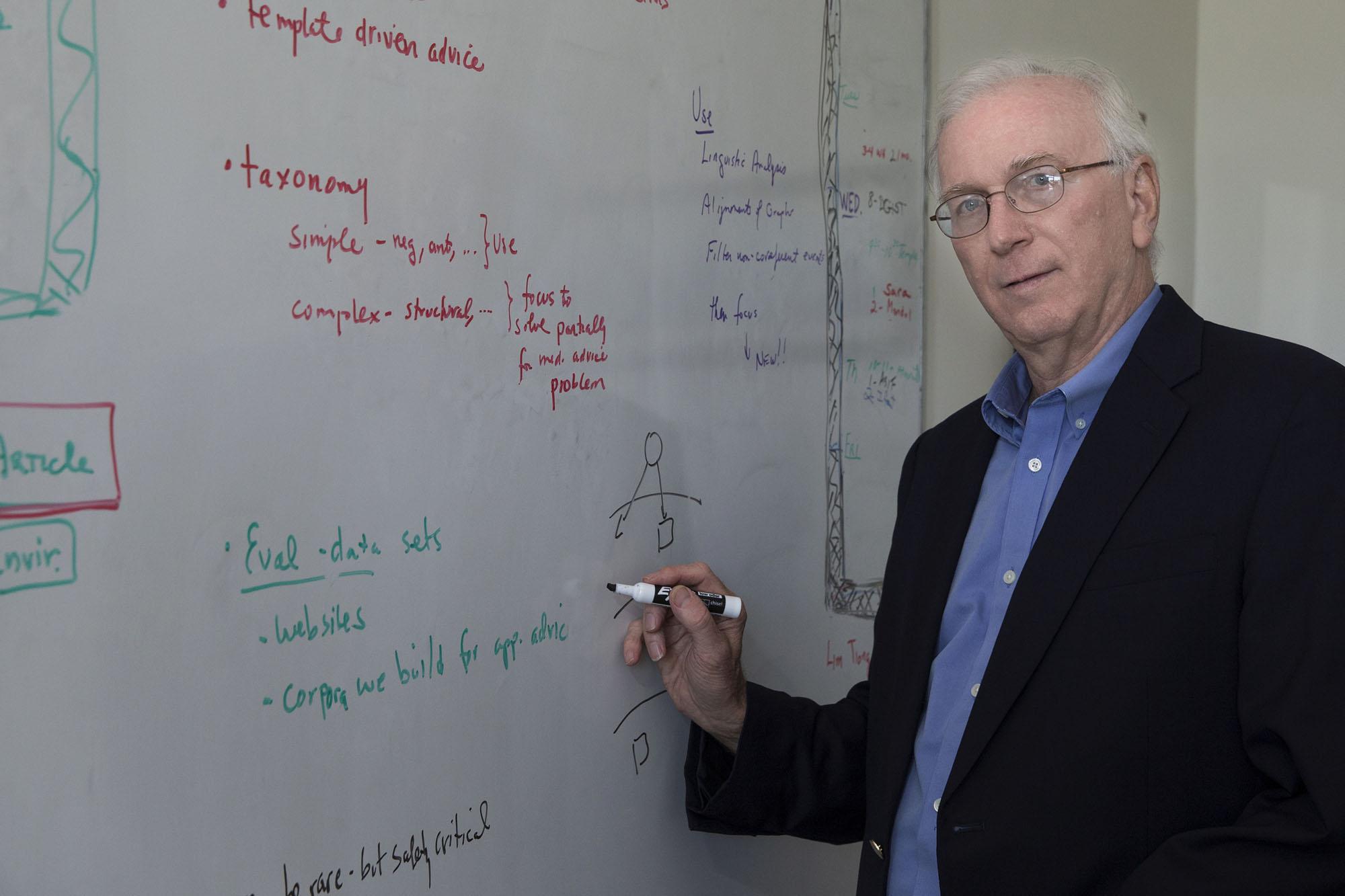 John Stankovic is developing "EyePhy," which aims to make home health care safer by working to eliminate conflicts among medical applications and personal medical devices.