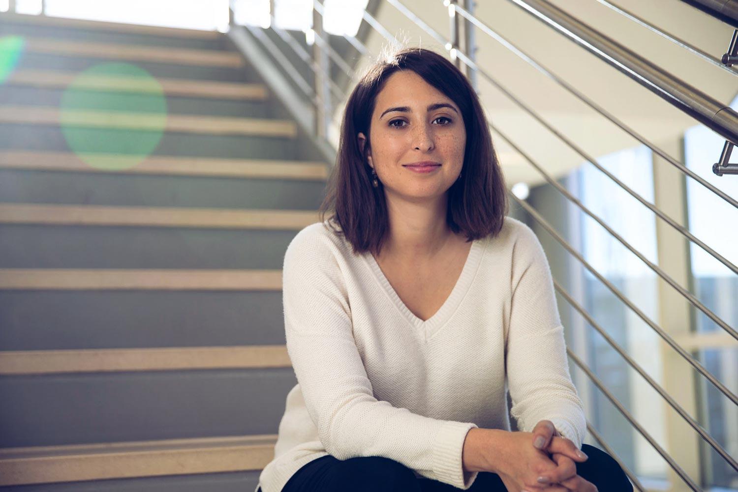 Adrienne Porter Felt started down her career path in internet security as a second-year undergraduate working in her professor’s lab, and is now a Google software engineer. (Photo by Dan Addison, University Communications) Adrienne Porter Felt started down her career path in internet security as a second-year undergraduate working in her professor’s lab, and is now a Google software engineer.