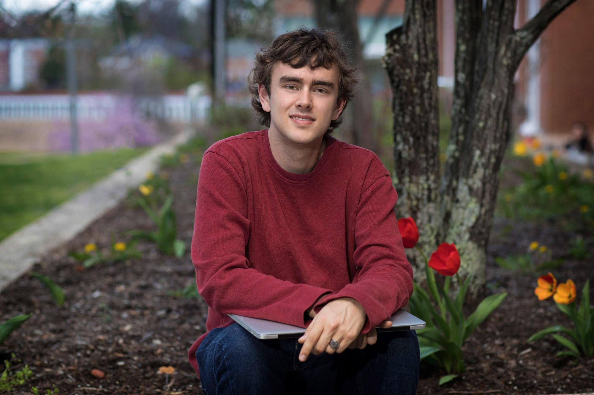 Fourth-year student Matt Johnson led efforts in raising awareness of mental health among architecture students. (Photo by Dan Addison, University Communications) Fourth-year student Matt Johnson led efforts in raising awareness of mental health among architecture students.