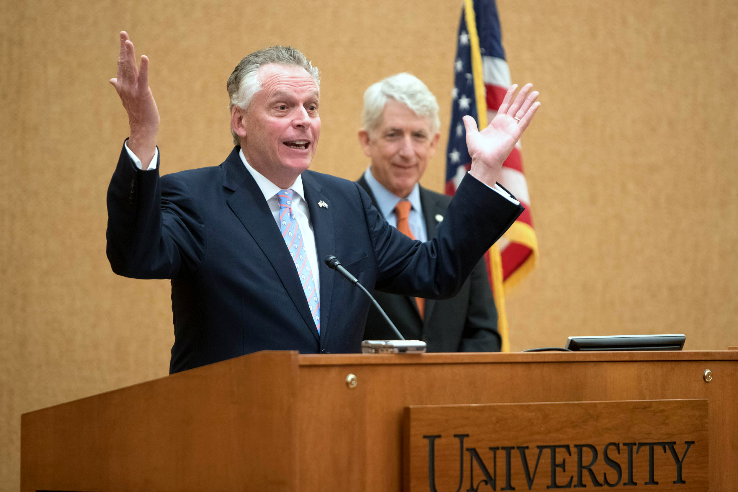 McAuliffe said extending protections to the LGBT population makes sense for civil rights and for business. 