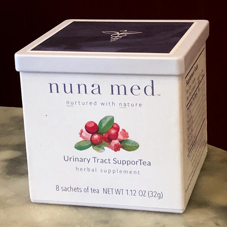 Nuna Med tea packaging