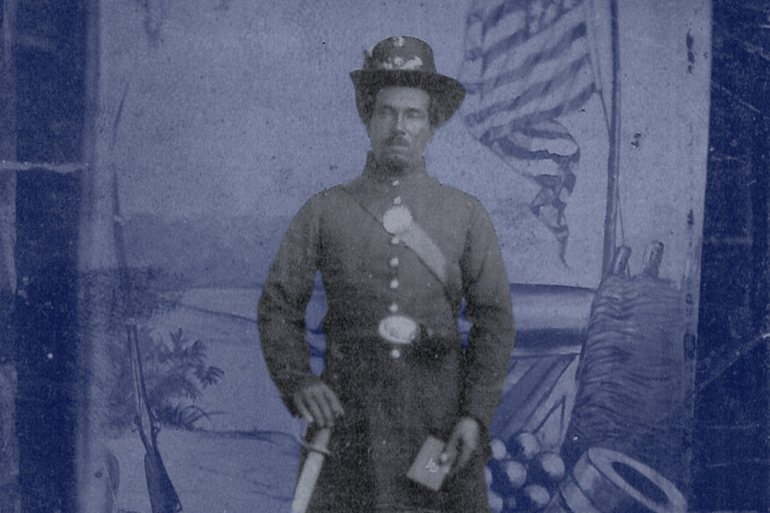 Willis Carter or Calhoun, 42, enlisted at the Benton Barracks in Missouri and was a cook in the regional field hospital.