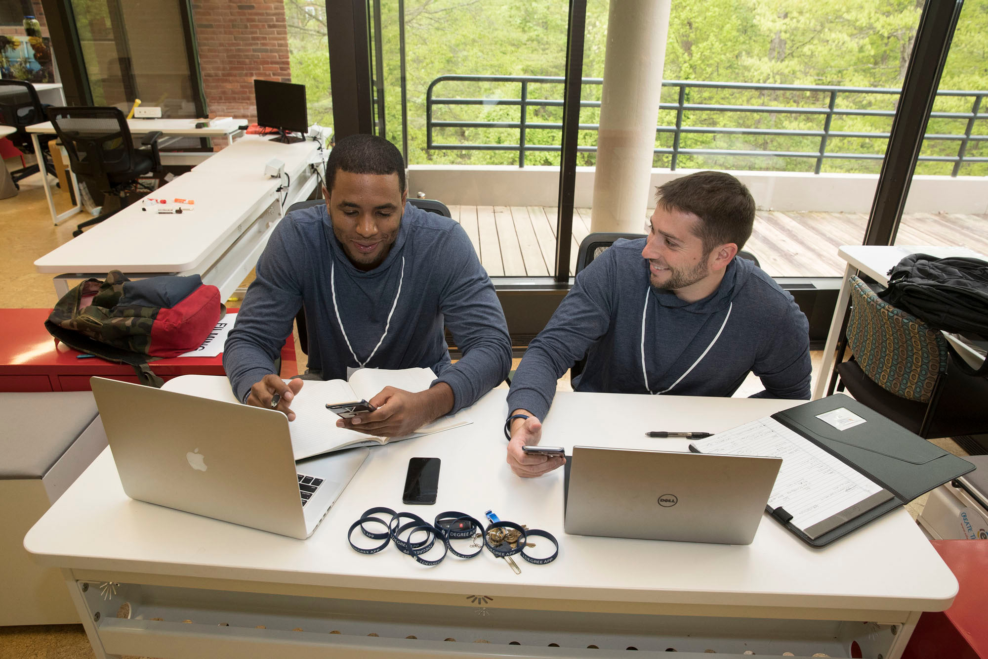 Huc and Boochever credit the Darden School and the UVA iLab with helping them make connections and build their platform.