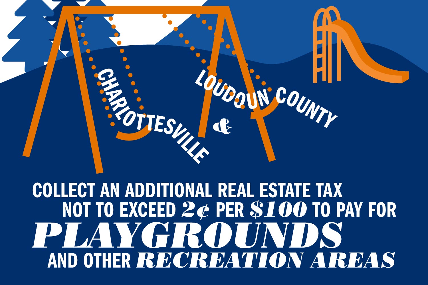 Text reads: Collect and additional real estate tax not to exceed 2 cents per $100 to pay for playgrounds and other recreation areas