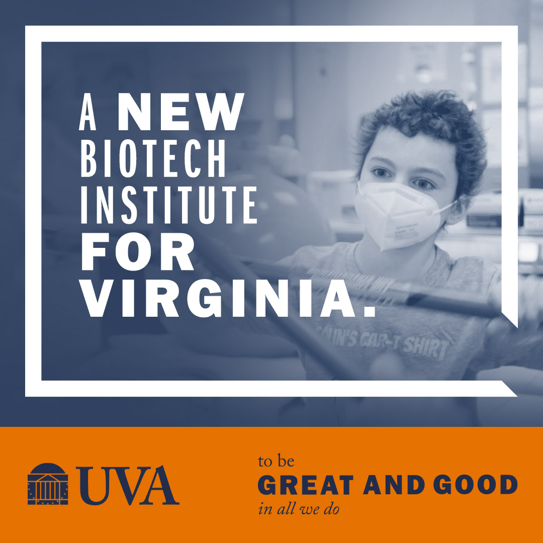 A new biotech institute for Virginia.