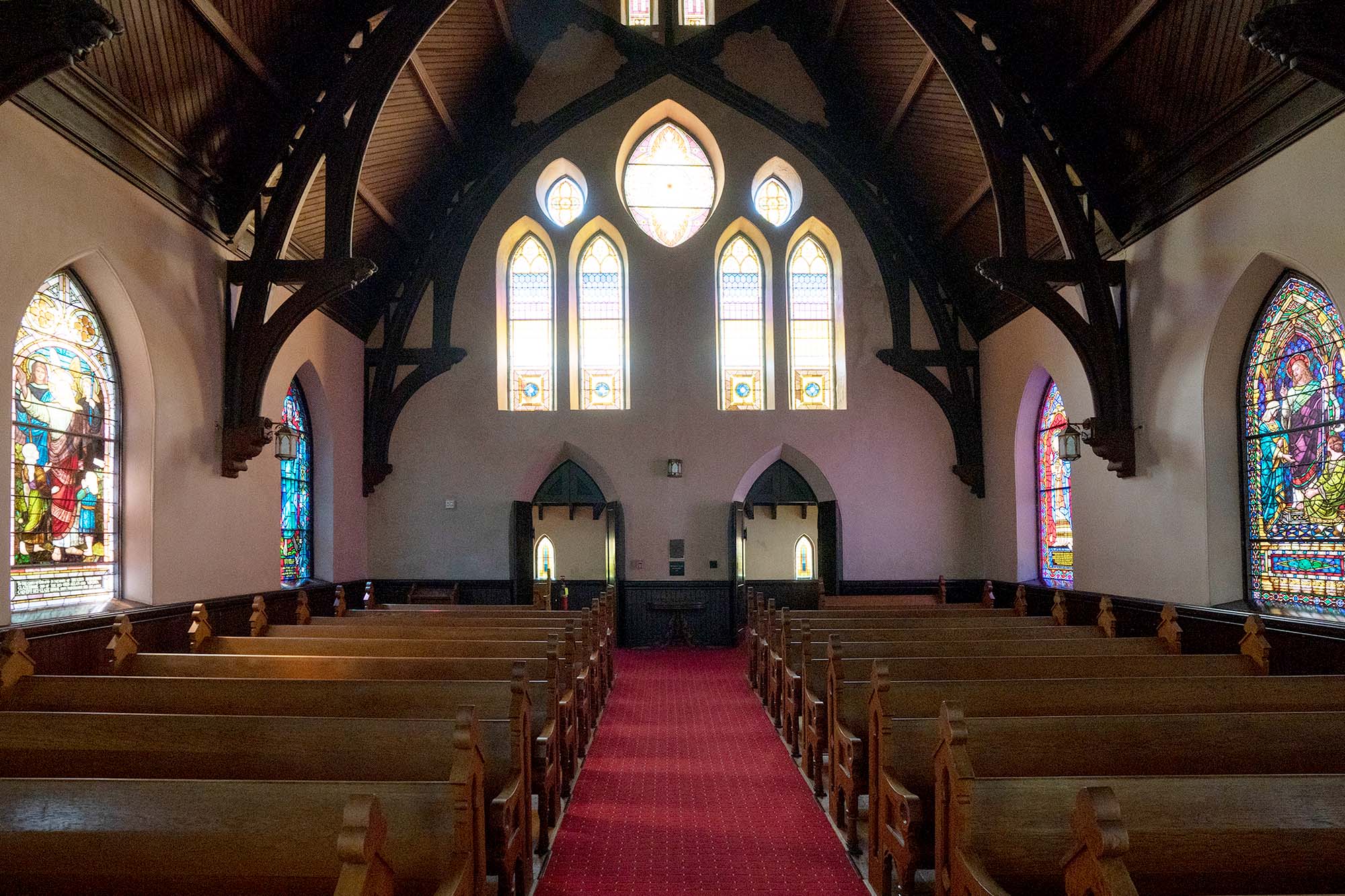 Inside of the UVA Chapel before the 2023 renovations