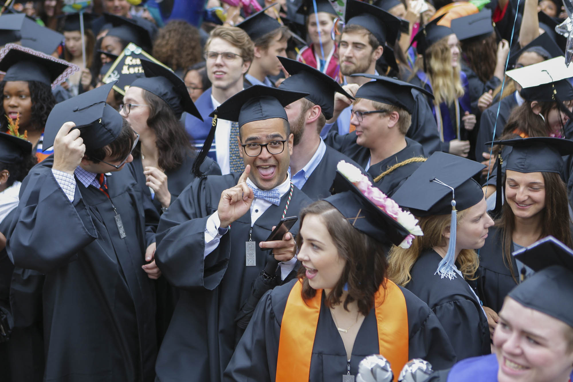 Graduates celebrating