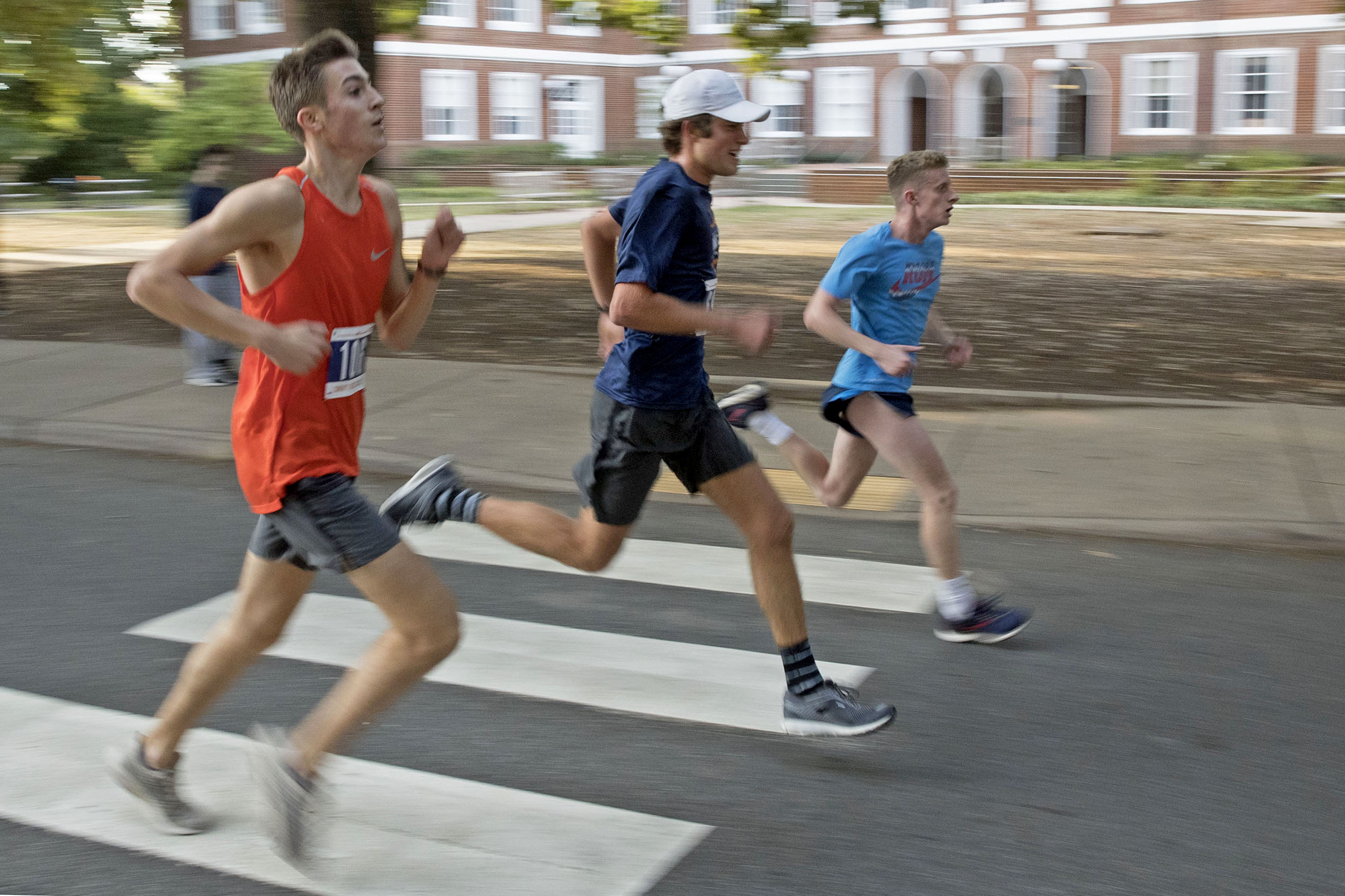 Students running during the Community Bridges 5K