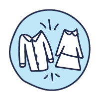 Illustration of dress clothes