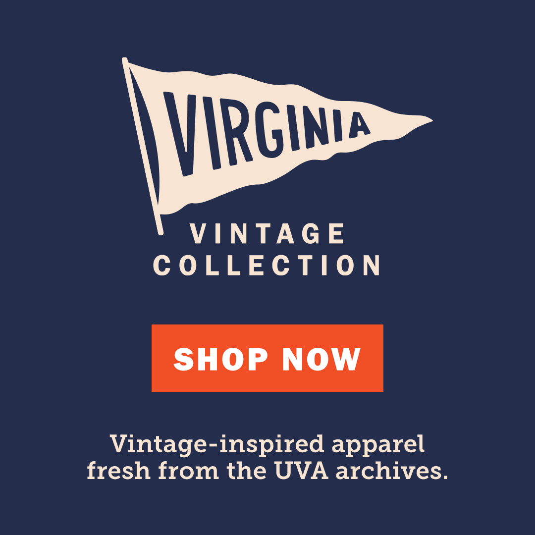Shop now for vintage-inspired apparel fresh from the UVA archives.