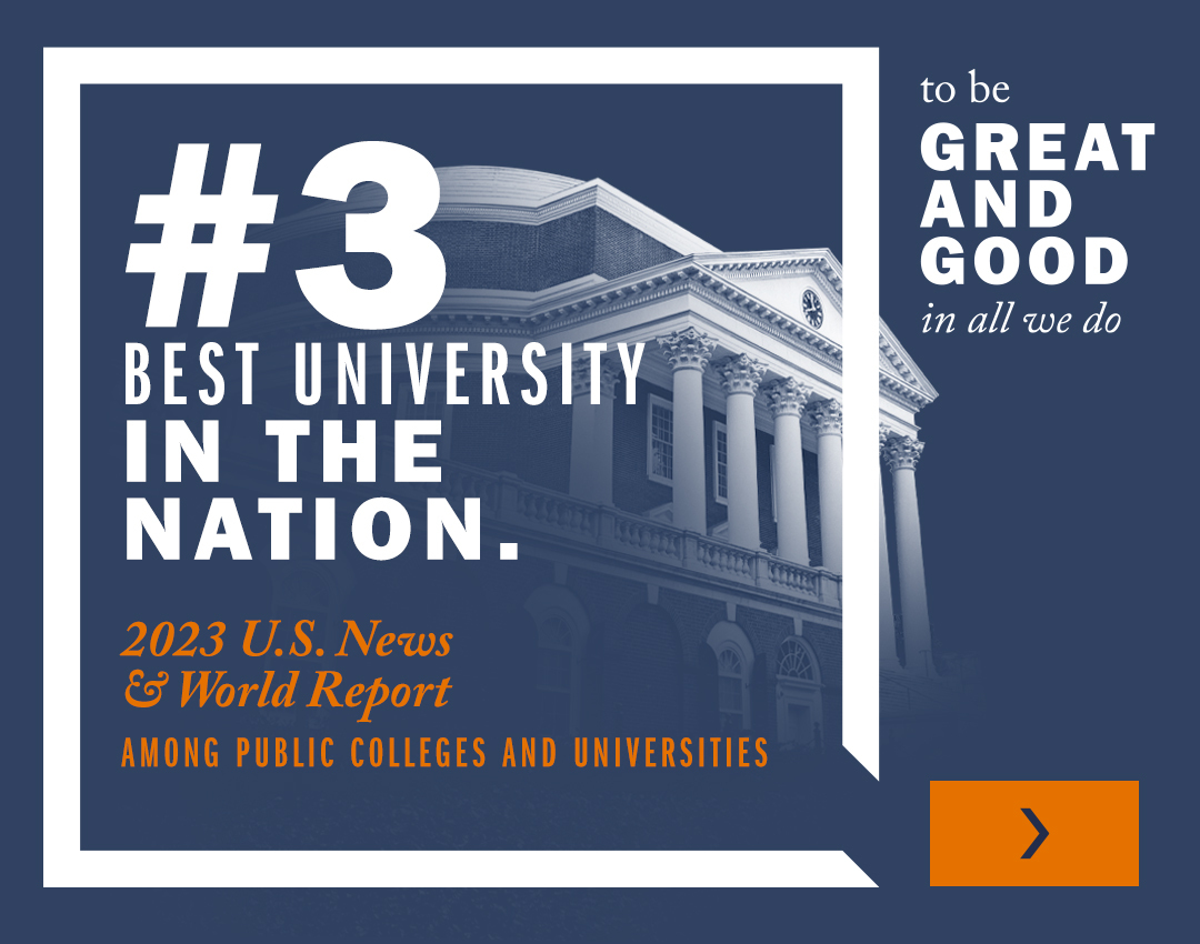 '#3 best university in the nation.' | 2023 U.S. News and World Report, Among Public Colleges and Universities