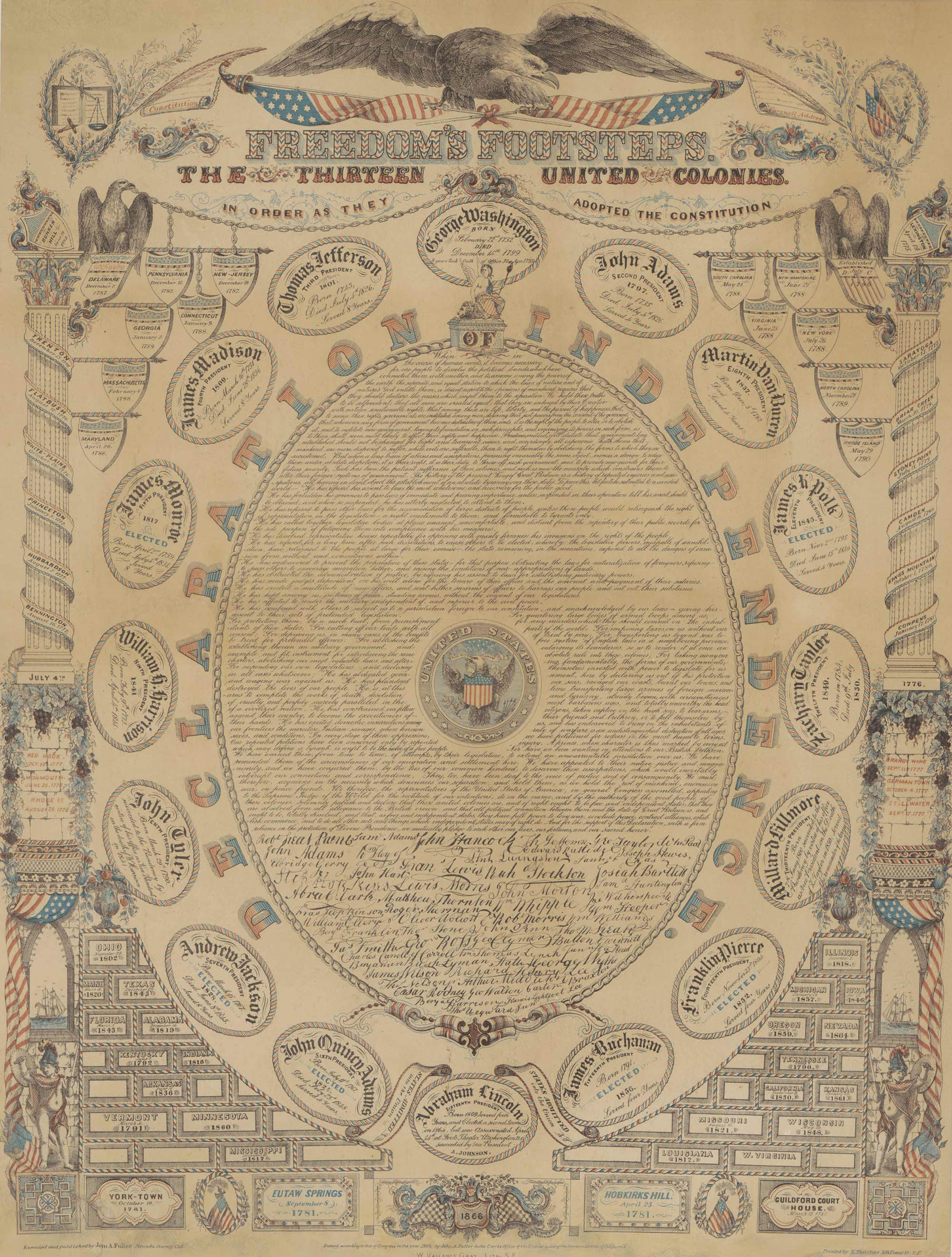 Rare copy of the Declaration of Independence