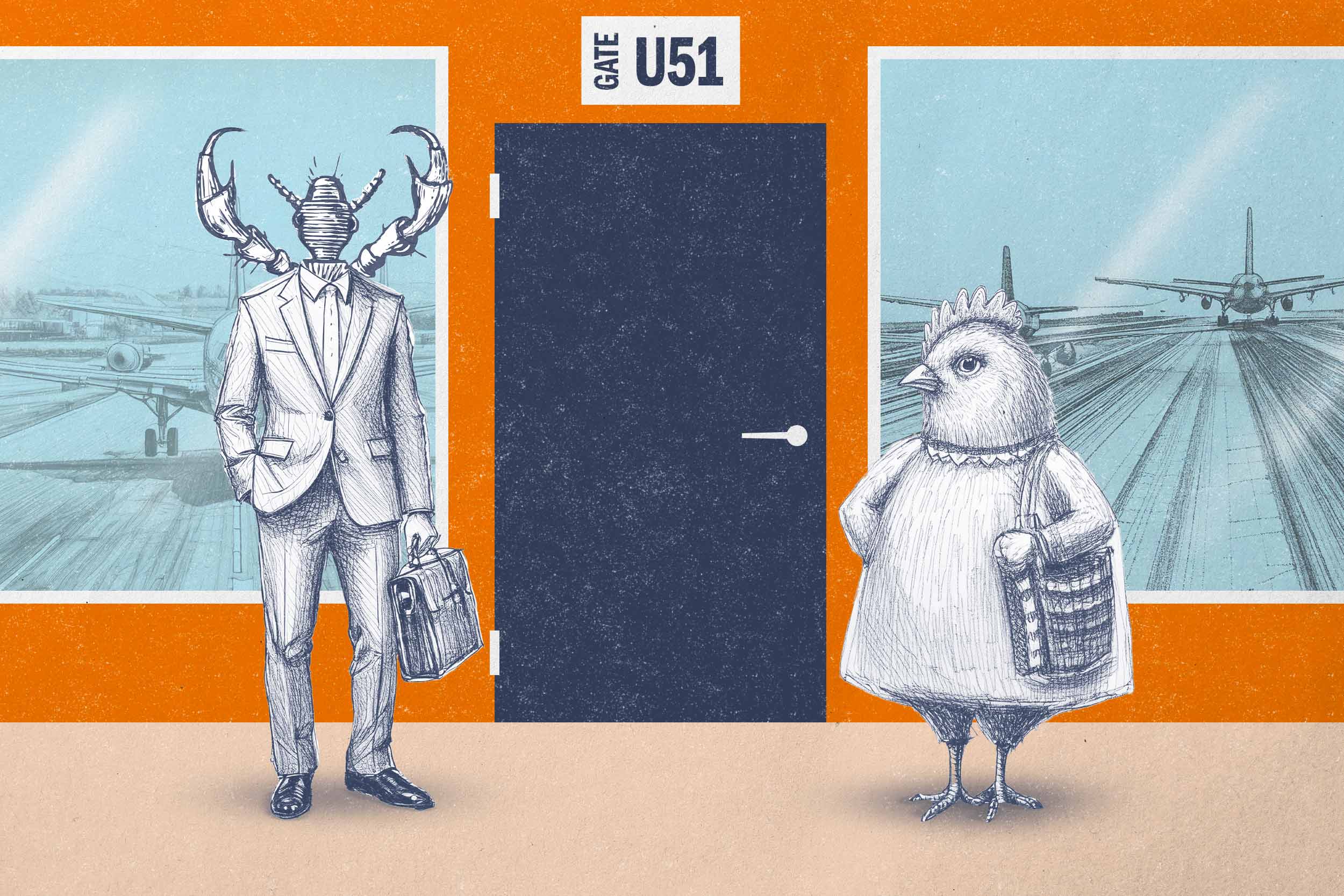 Q&A: How Do You Deal With ‘Gate Lice’ and ‘Check-In Chickens’ at the Airport?