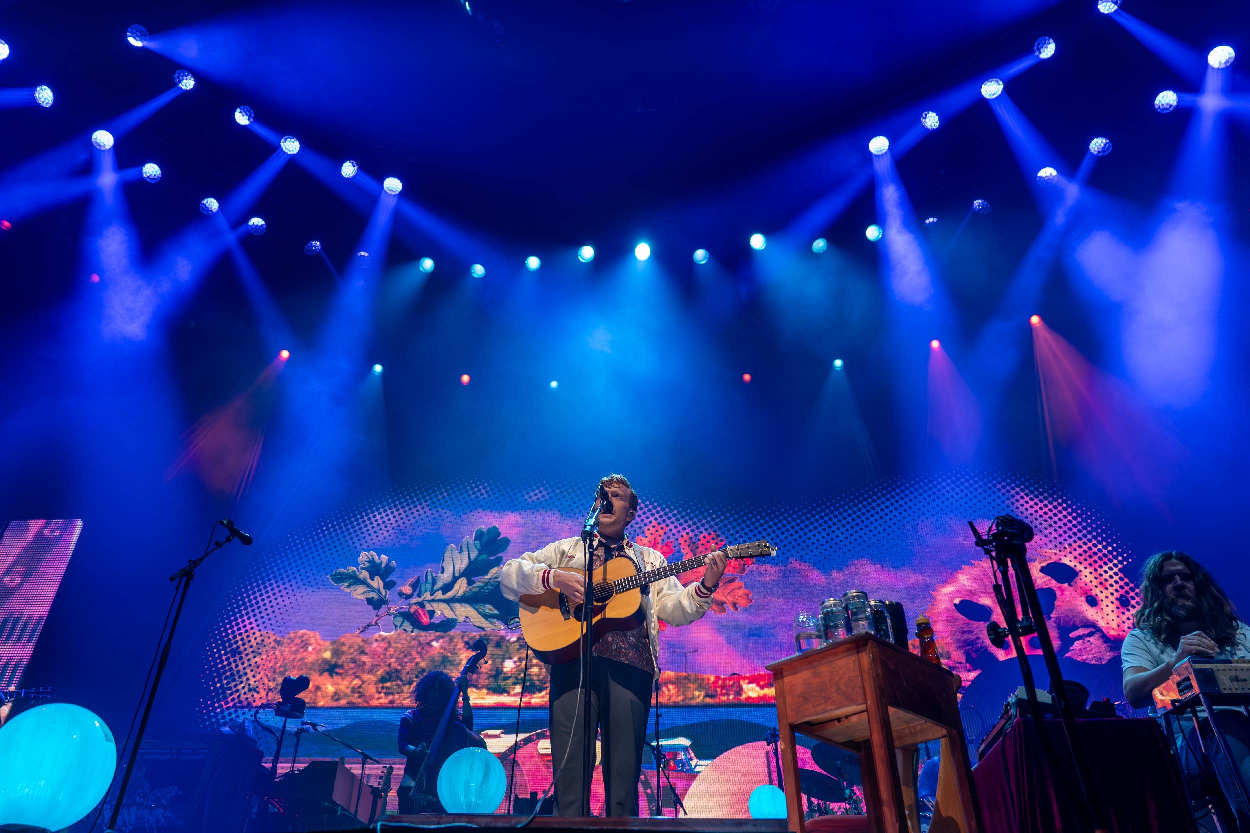 Tyler Childers performing at UVA's John Paul Jones Arena