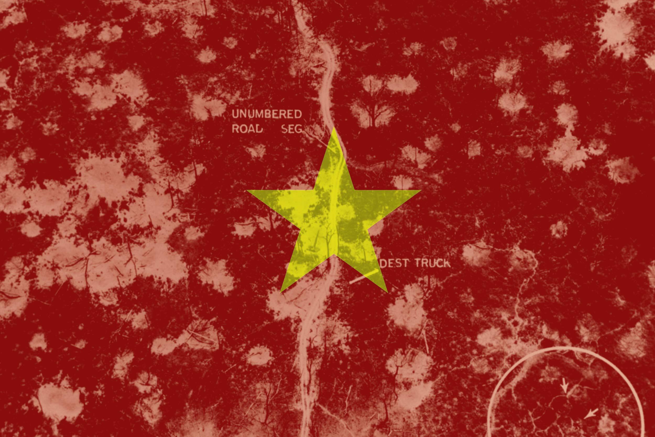 An illustration of a Vietnam flag.