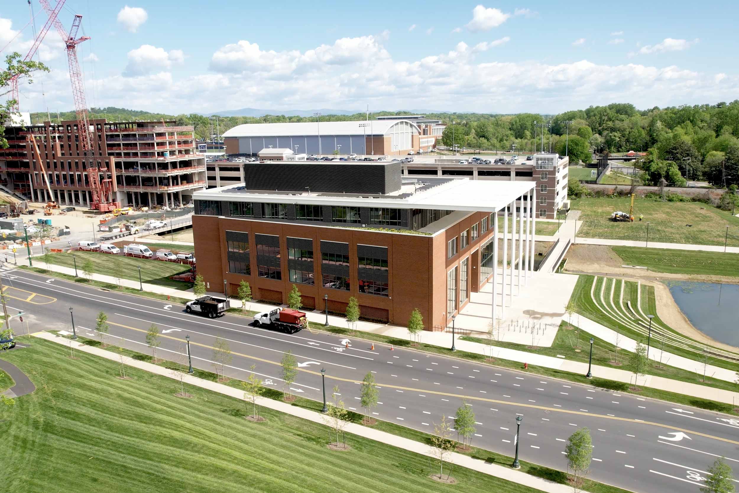 The new data science building embodies the school's core values