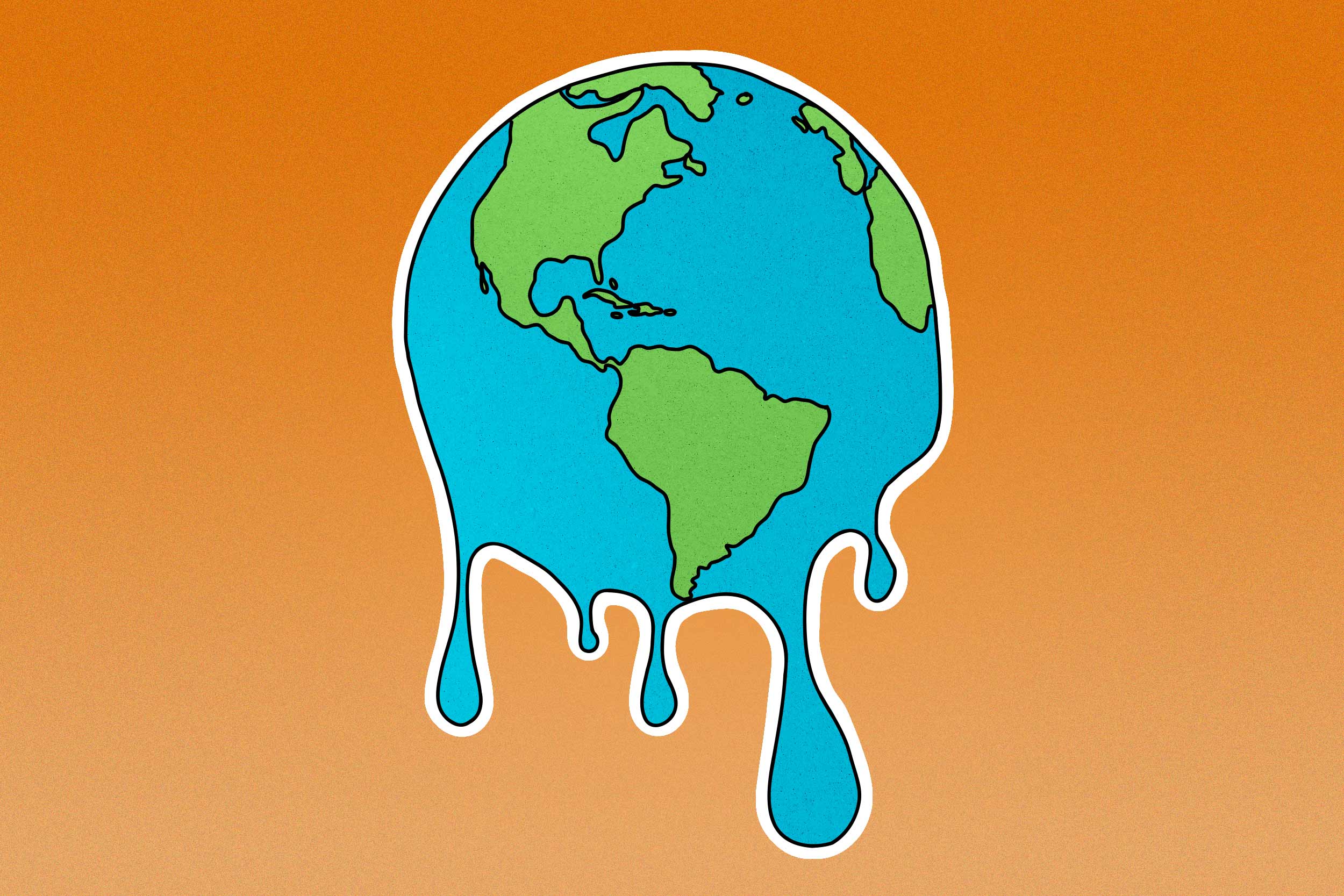 Melting Earth graphic