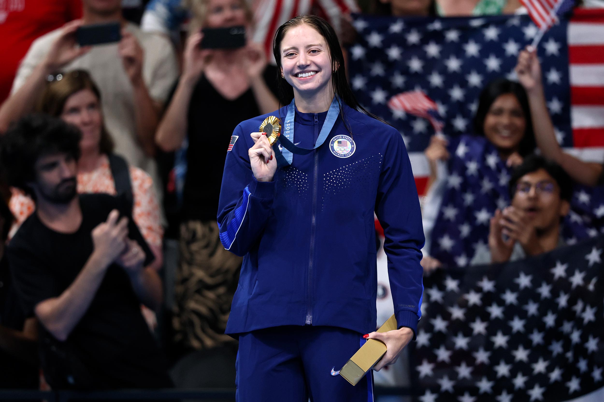 Swimmer Kate Douglass Is First Hoo To Win Individual Gold in Paris