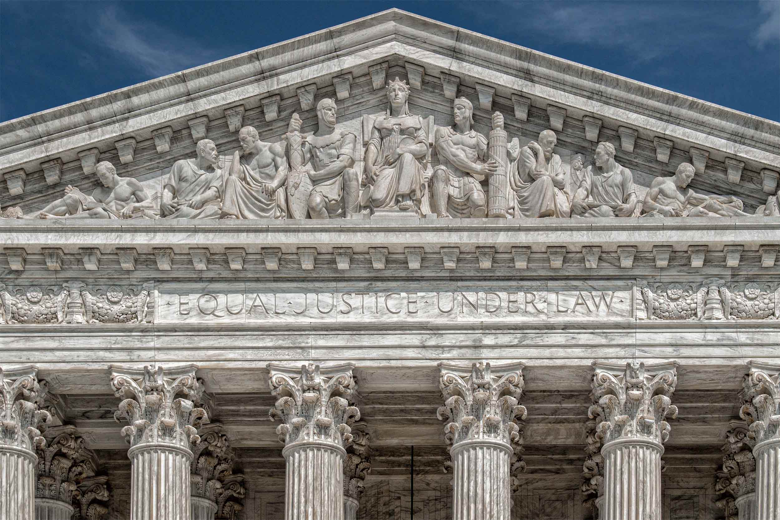Close up of the Supreme Court