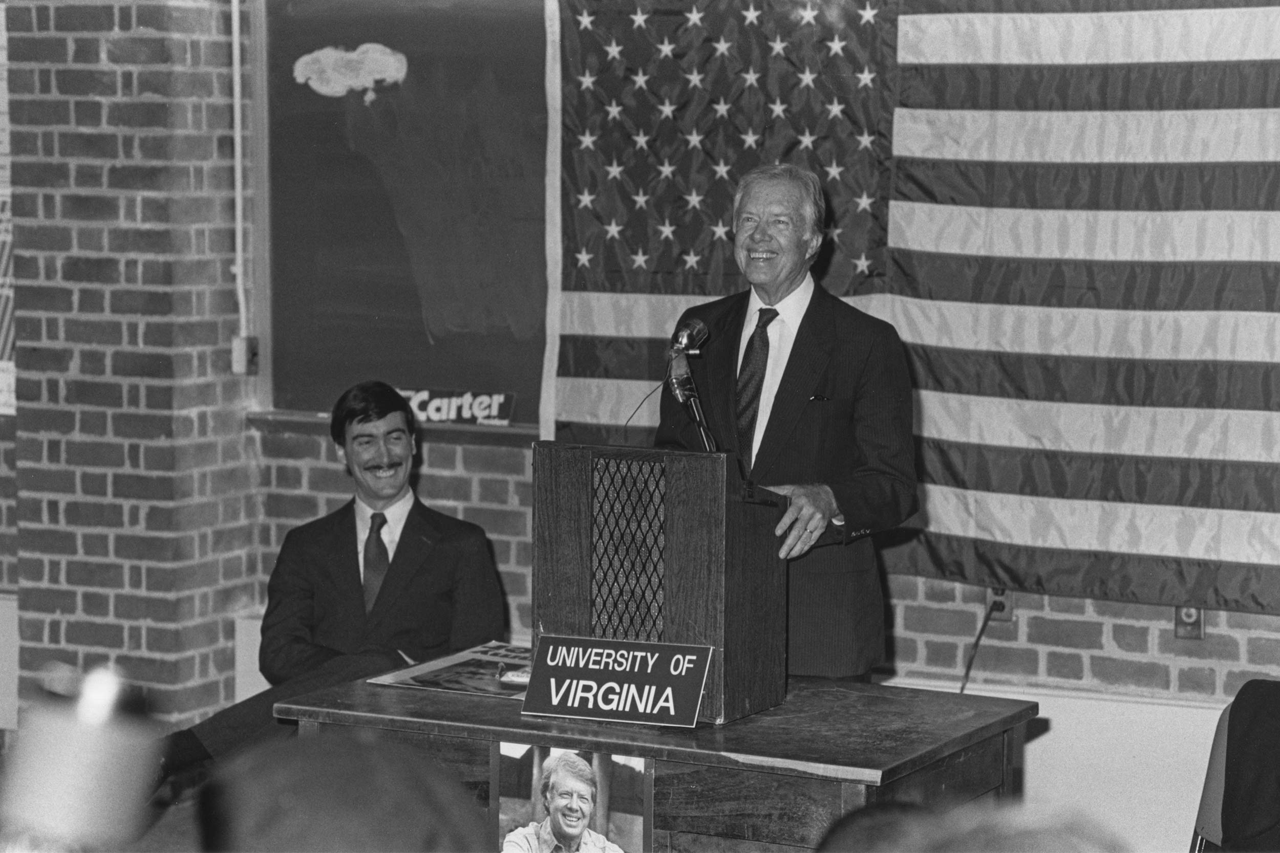 Former President Jimmy Carter visited UVA Center for Politics 