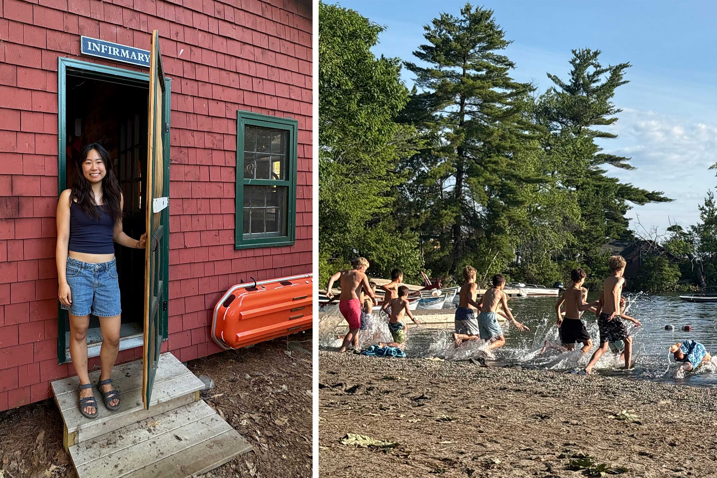 75 boys on a skinny Maine island count on this UVA student