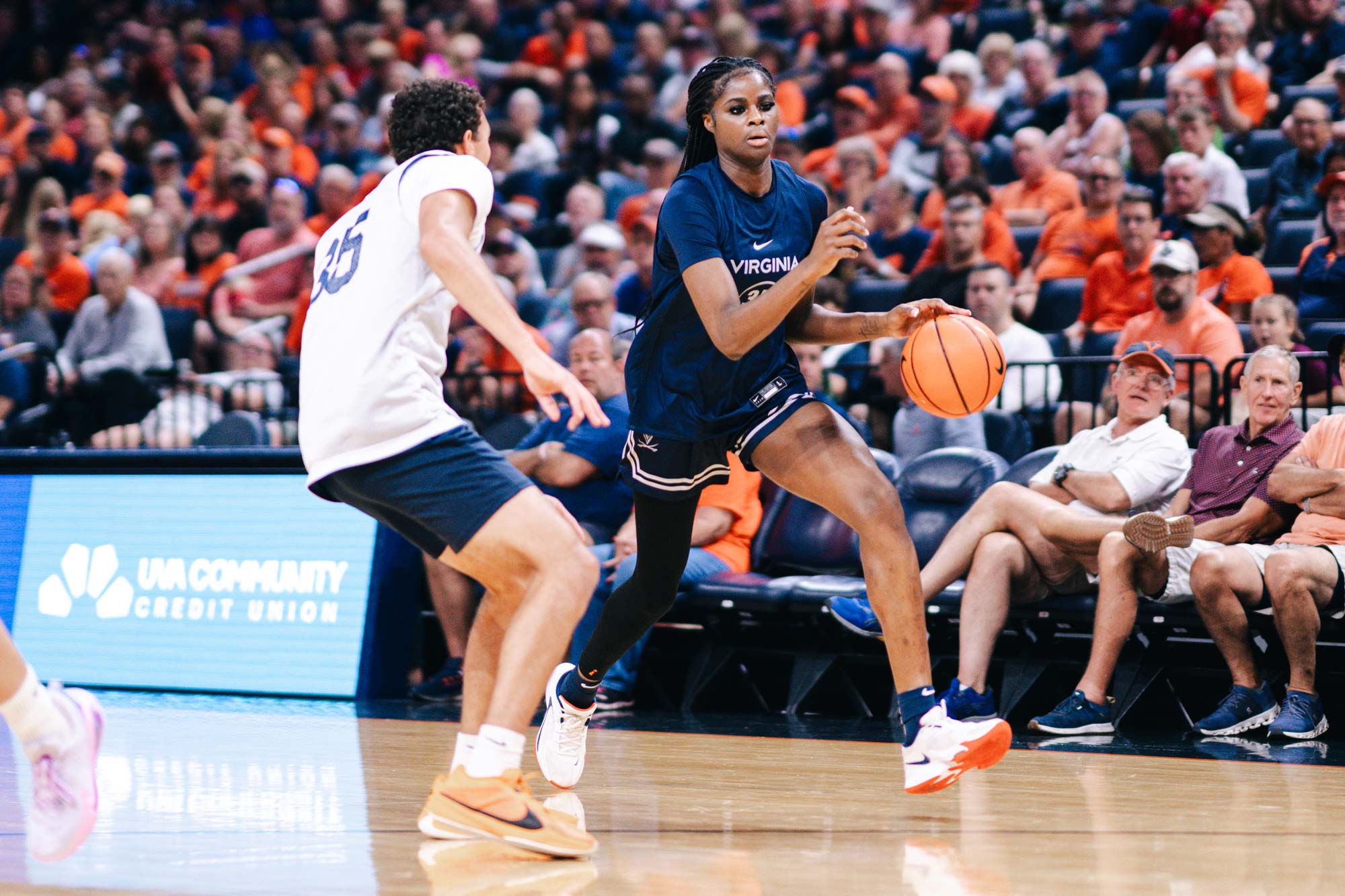 Latasha Lattimore in action on the court