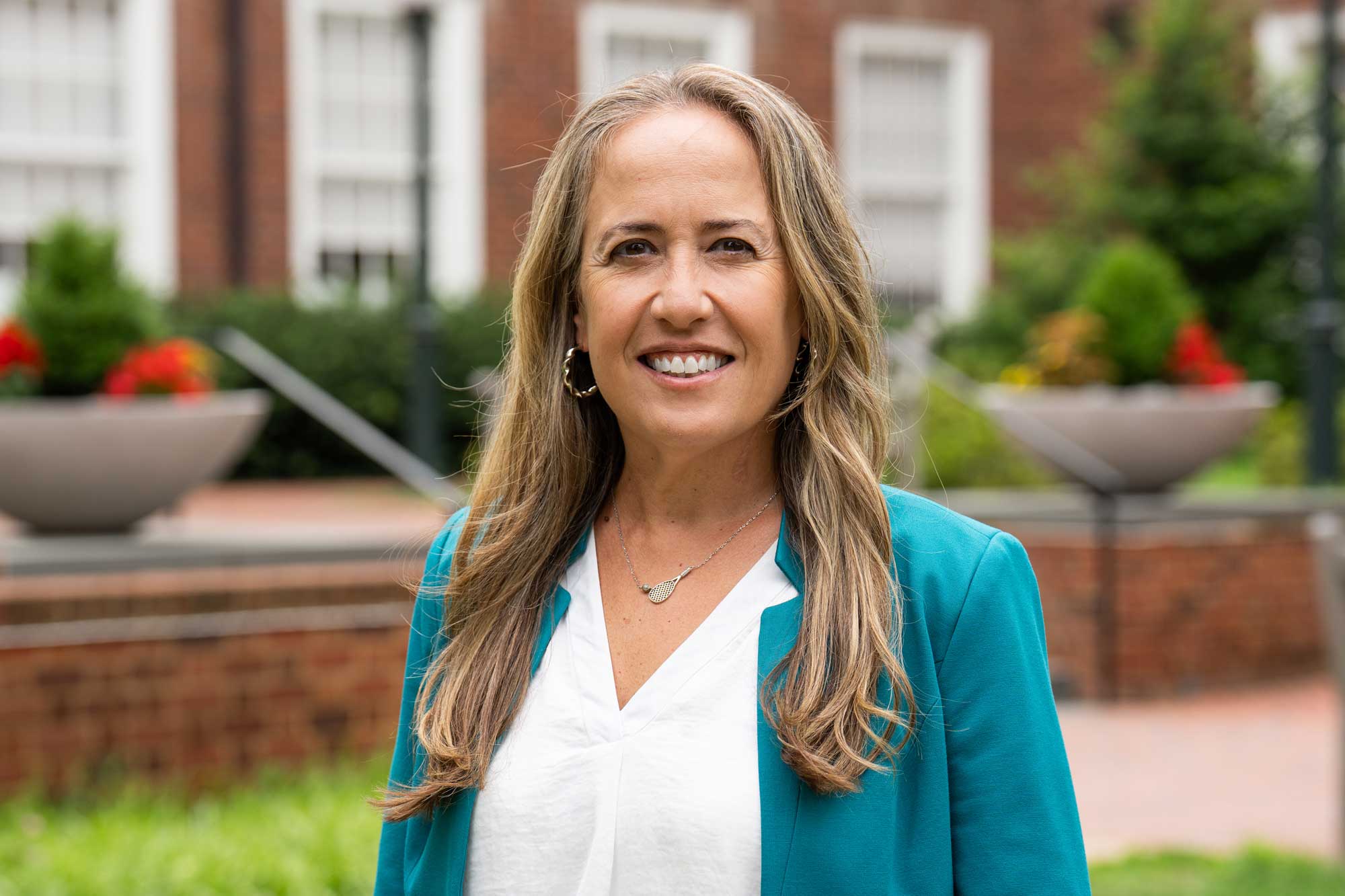 Portrait of UVA engineering professor Silvia Salinas Blemker 