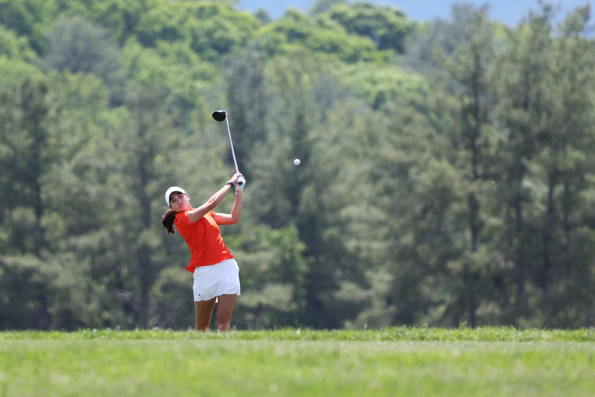 Jaclyn LaHa after another hit on the golf course