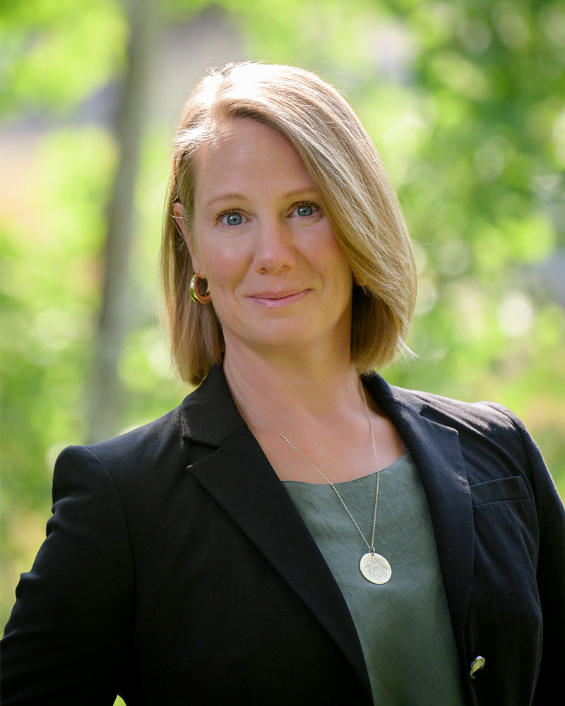 Portrait of School of Nursing assistant professor Emily Evans.