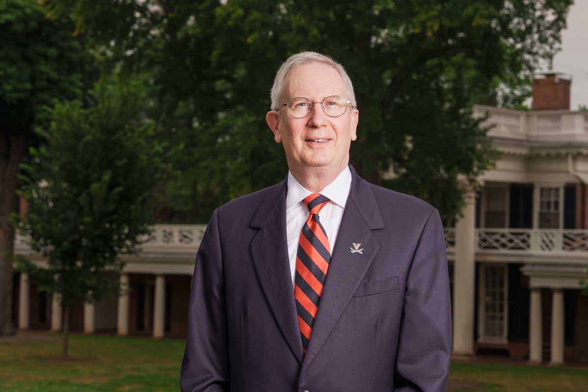 Portrait of UVA interim President Paul Mahoney