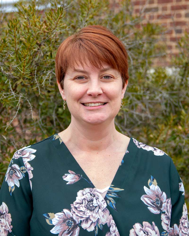 Portrait of Sherri Brown, English librarian. 