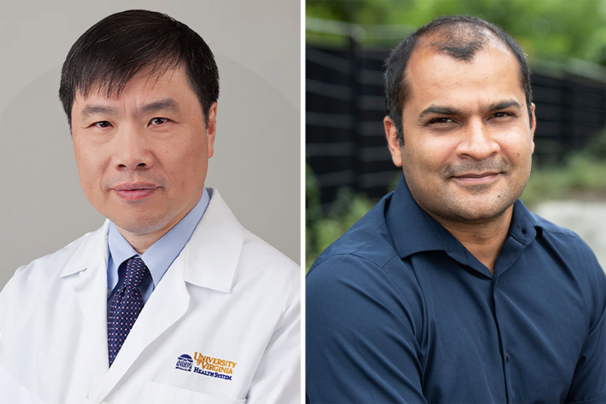 portraits of Dr. Zhenqi Liu and Siddhartha S. Angadi
