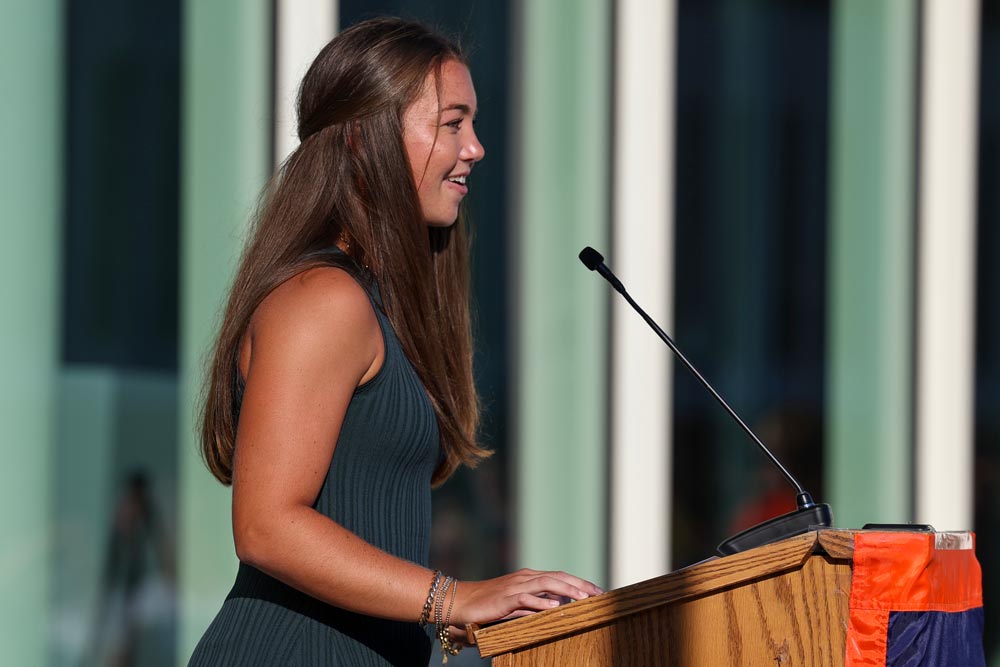UVA junior field hockey player Mia Abello